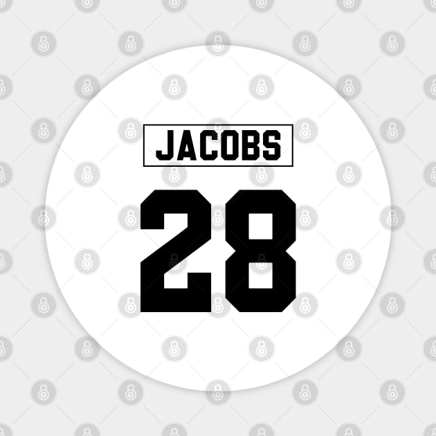 Josh Jacobs Raiders Magnet by Cabello's